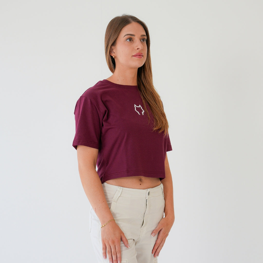 UNI LADIES 'ESSENTIAL TOP' - BURGUNDY