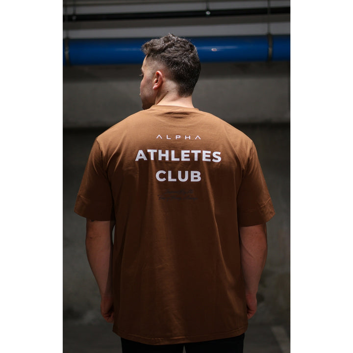 'ATHLETES CLUB' PUMP COVER - CHOCOLATE