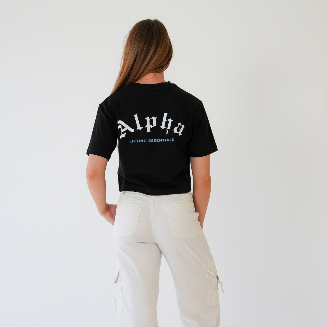 ALPHA LADIES 'ESSENTIAL TOP' - BLACK