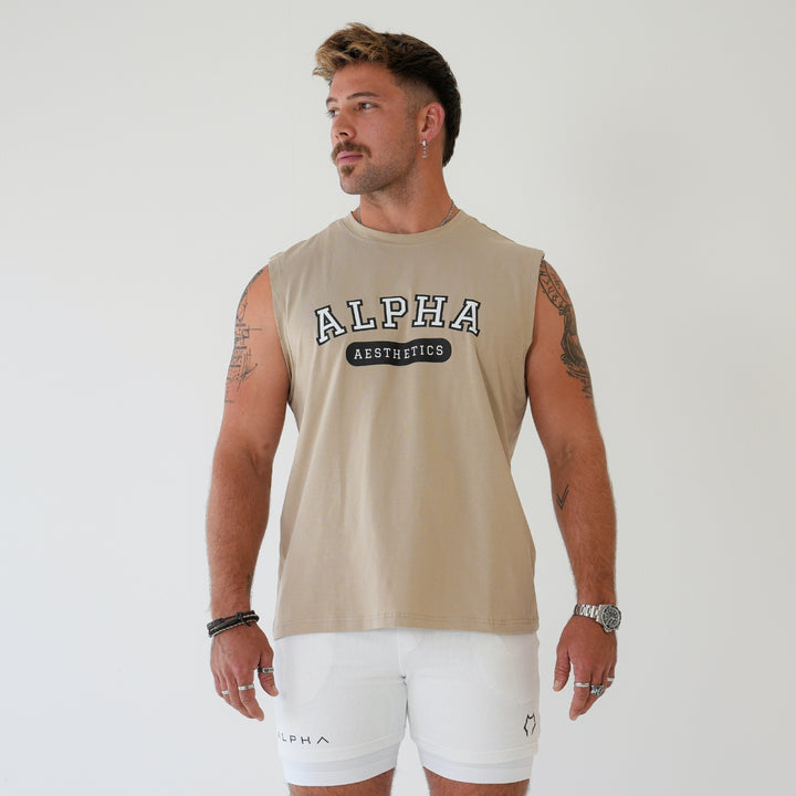 'ESSENTIAL' CUTOFF - BEIGE