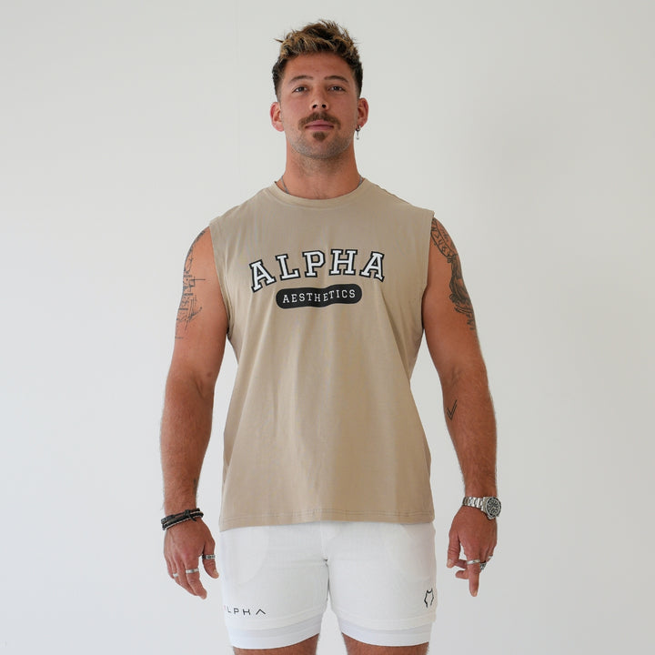 'ESSENTIAL' CUTOFF - BEIGE