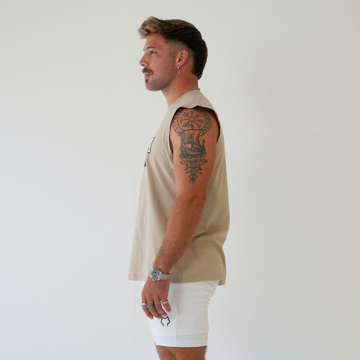 'ESSENTIAL' CUTOFF - BEIGE