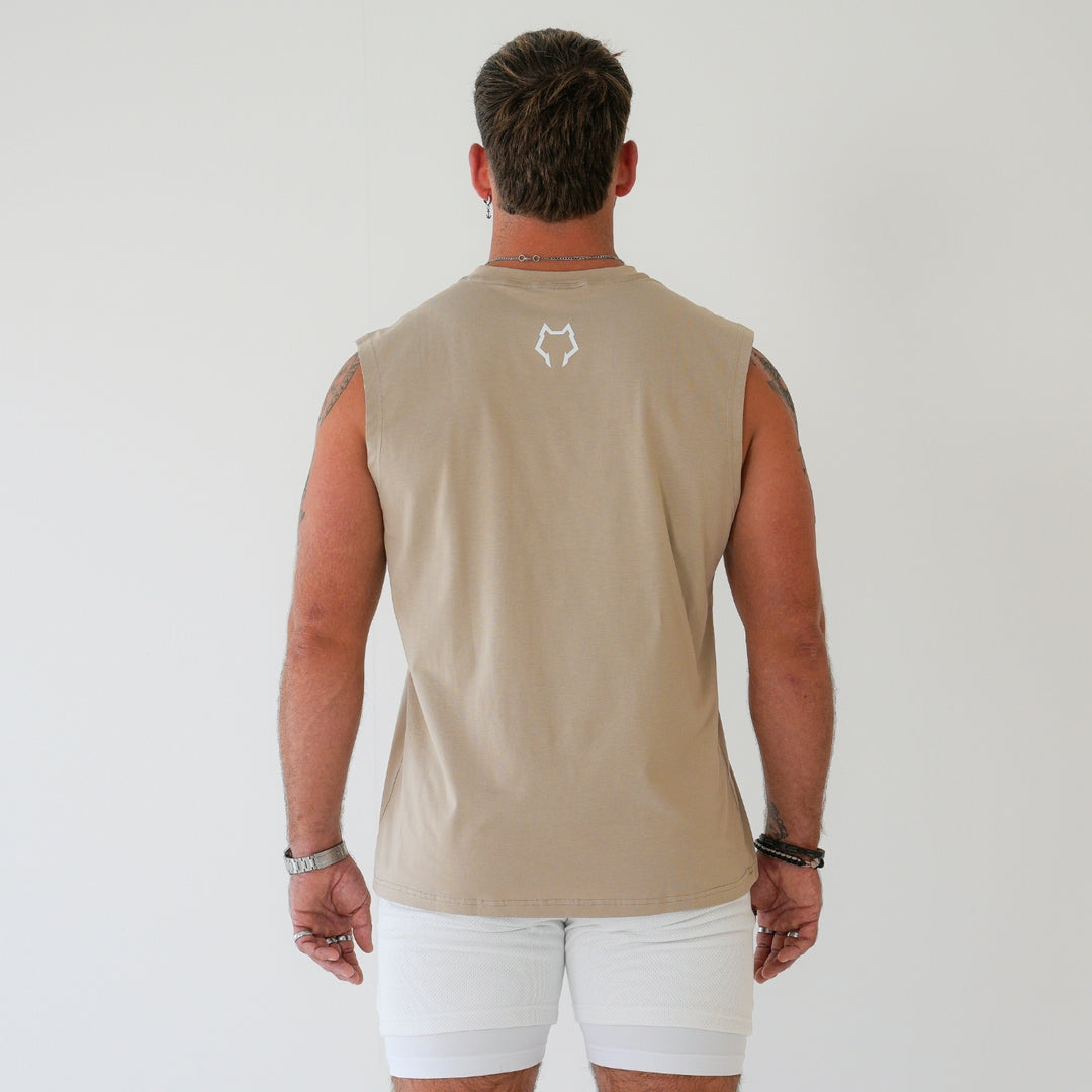 'ESSENTIAL' CUTOFF - BEIGE