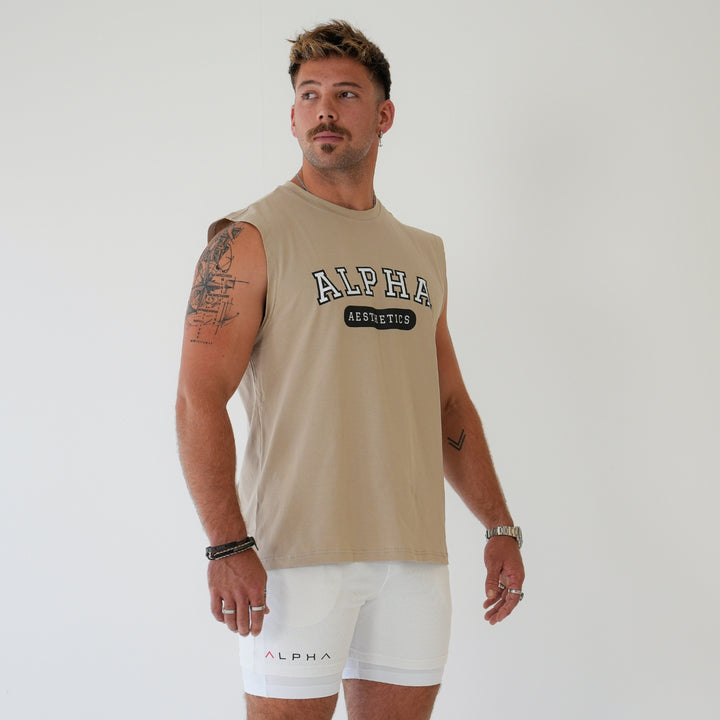 'ESSENTIAL' CUTOFF - BEIGE