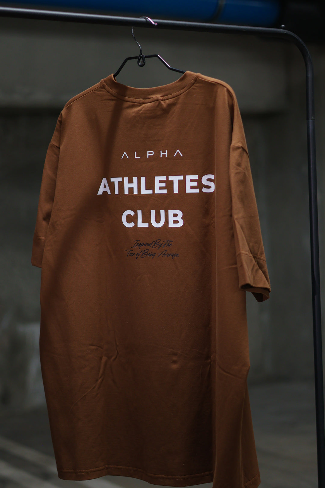 'ATHLETES CLUB' PUMP COVER - CHOCOLATE